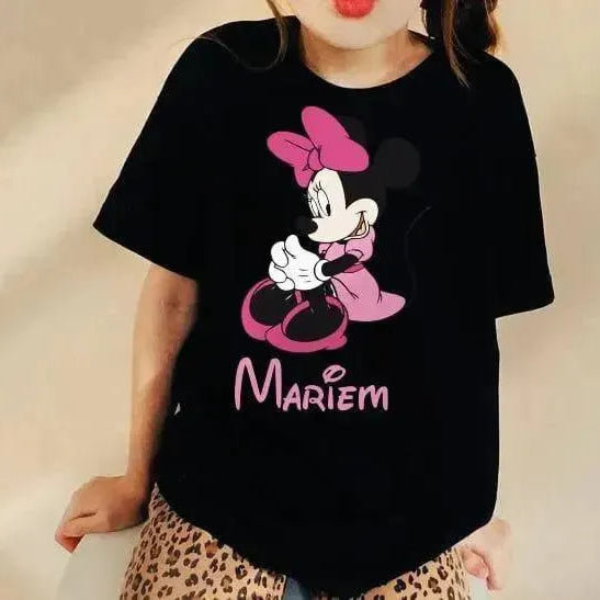 Kids half sleeve T-shirt -Minnie Mouse-A - WE PRINT