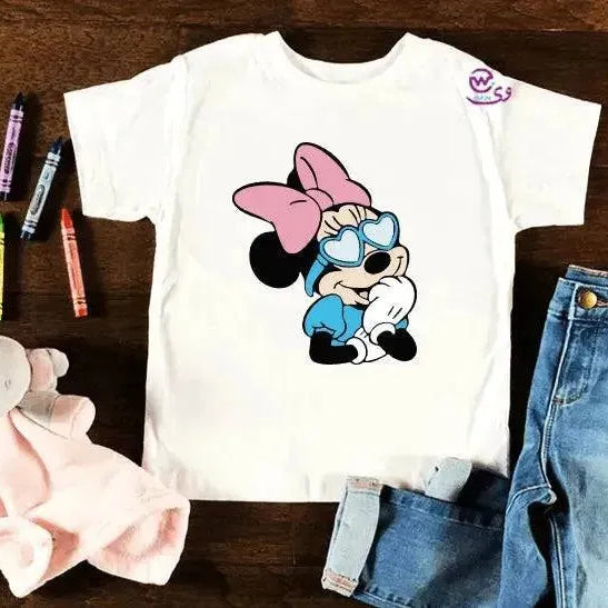 Kids half sleeve T-shirt -Minnie Mouse-B - WE PRINT