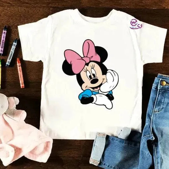 Kids half sleeve T-shirt -Minnie Mouse-B - WE PRINT