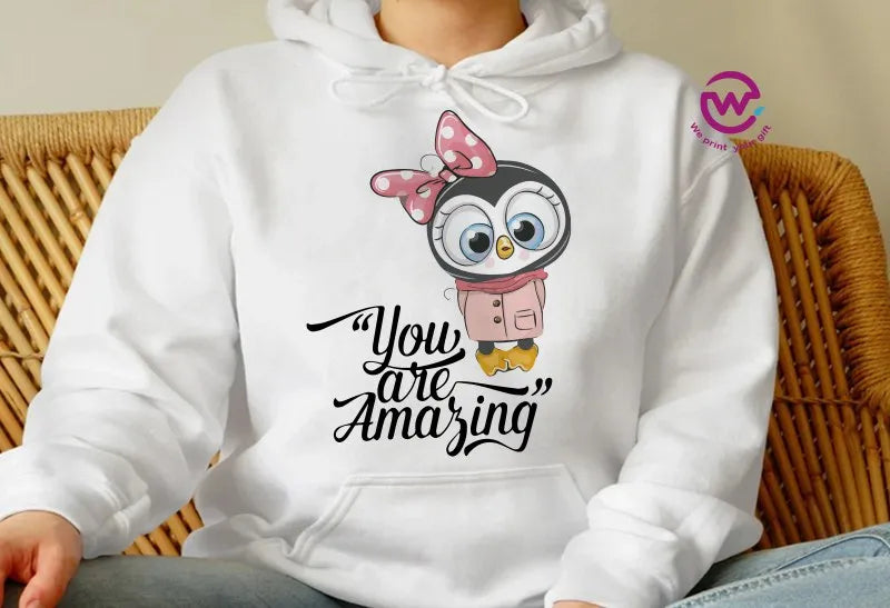 Kids hoodie-Cute Owl - WE PRINT