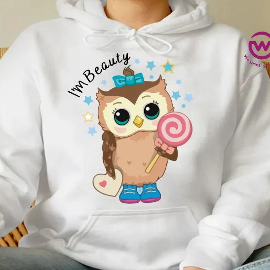Kids hoodie-Cute Owl - WE PRINT