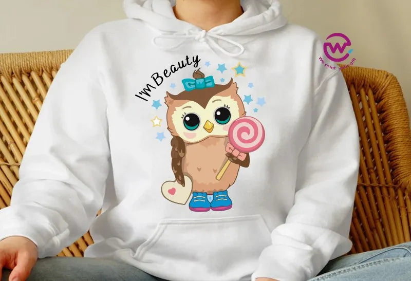 Kids hoodie-Cute Owl - WE PRINT