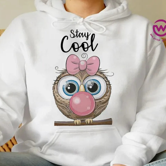Kids hoodie-Cute Owl - WE PRINT