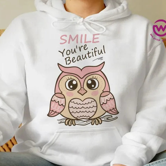 Kids hoodie-Cute Owl - WE PRINT