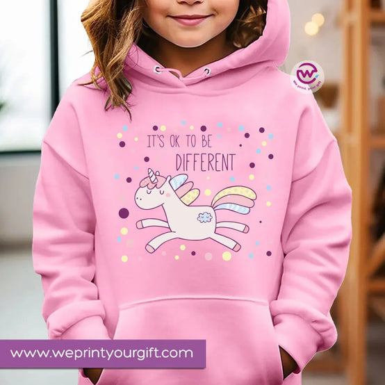 Kids hoodie-Cute Unicorn - WE PRINT