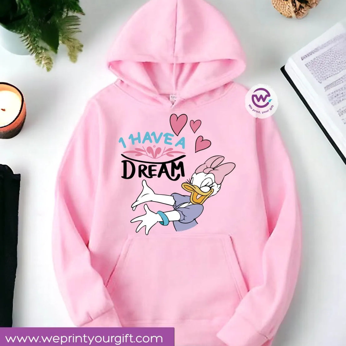 Kids hoodie-Daisy Duck - WE PRINT
