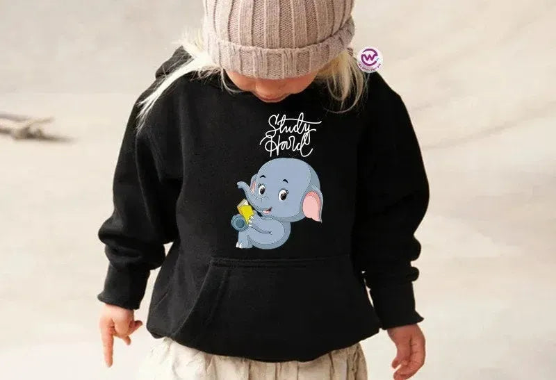 Kids Hoodie-Elephant - WE PRINT