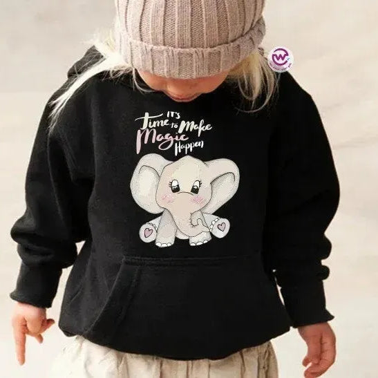 Kids Hoodie-Elephant - WE PRINT