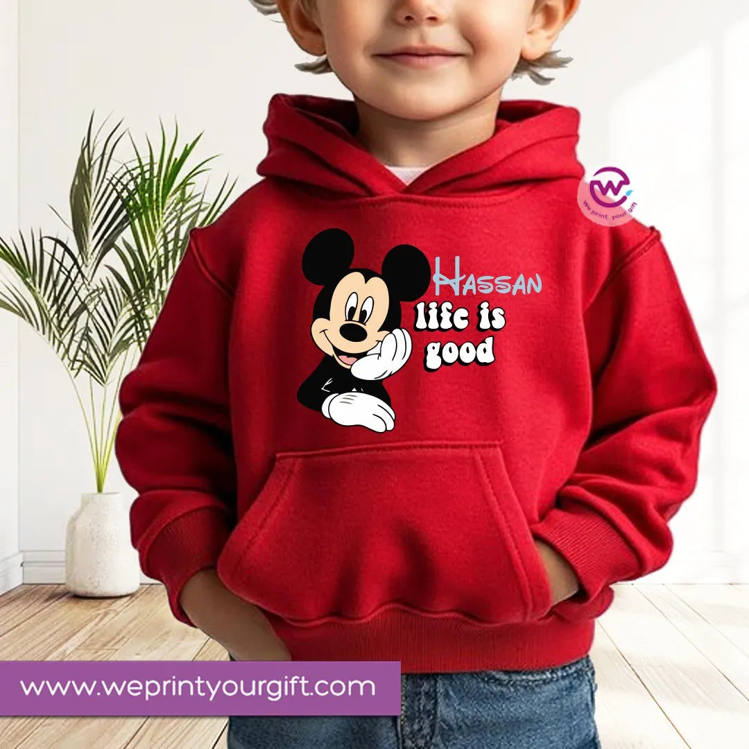 Kids Hoodie-Mickey Mouse - WE PRINT