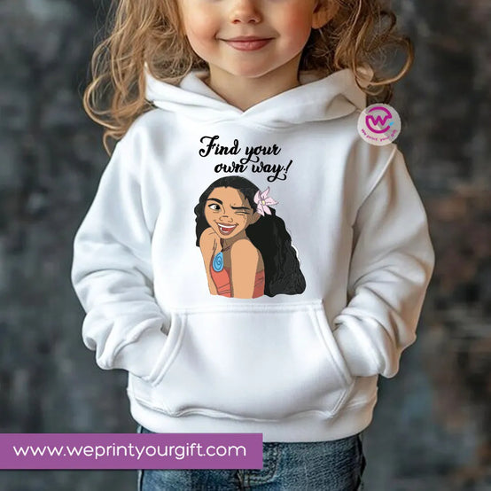 Kids hoodie-Moana - WE PRINT