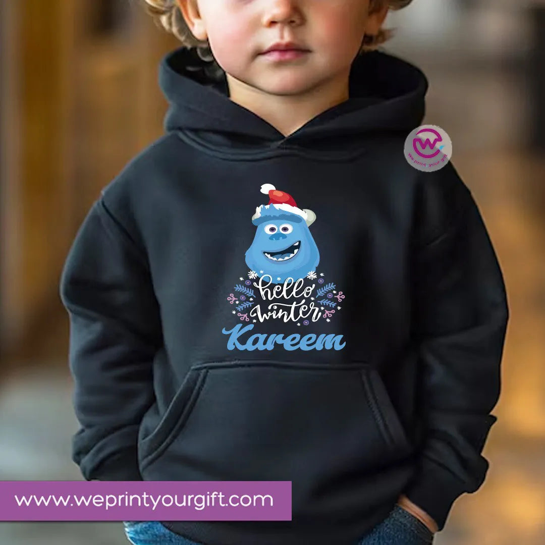 Kids Hoodie-Monster INC - WE PRINT