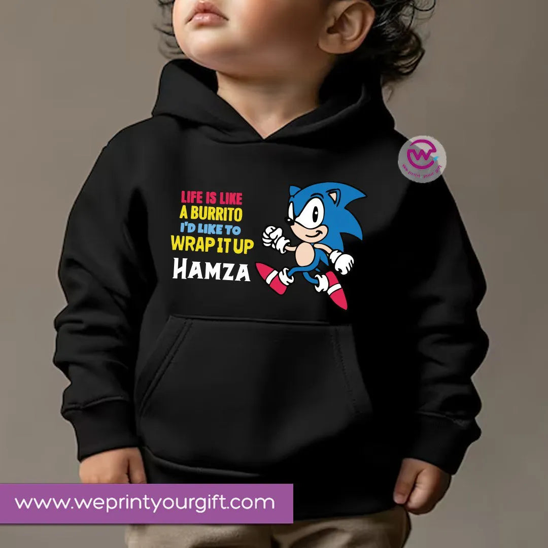 Kids Hoodie-Sonic - WE PRINT