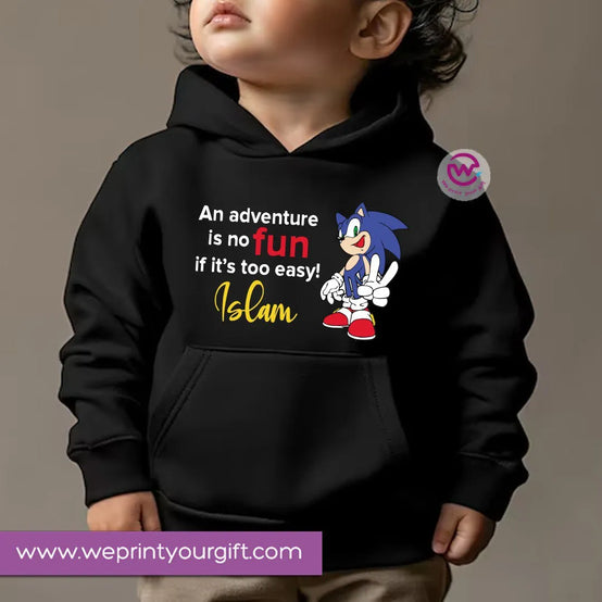Kids Hoodie-Sonic - WE PRINT