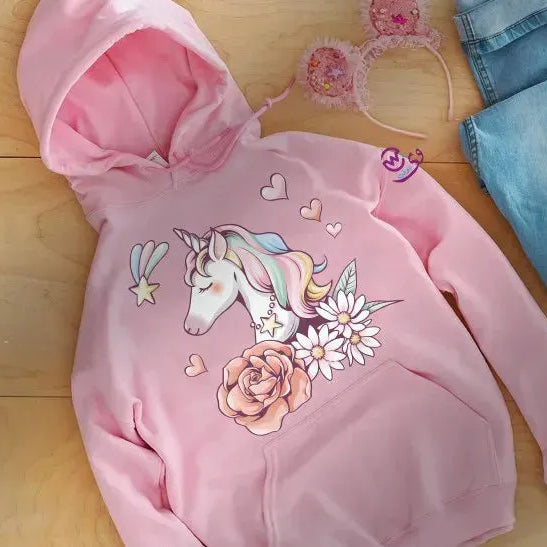 Kids Hoodie-Unicorn - WE PRINT