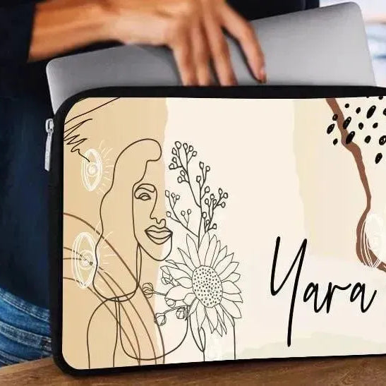Laptop Sleeve-Canvas- BOHO - WE PRINT