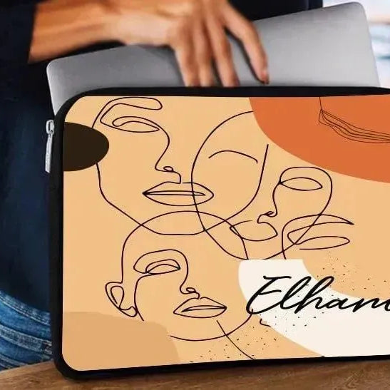 Laptop Sleeve-Canvas- BOHO - WE PRINT