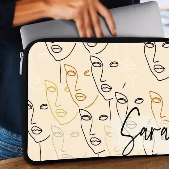 Laptop Sleeve-Canvas- BOHO - WE PRINT