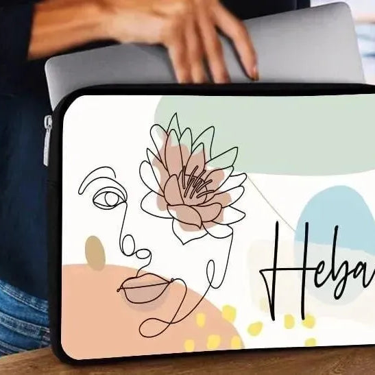 Laptop Sleeve-Canvas- BOHO - WE PRINT