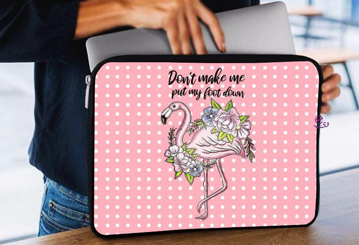 Laptop Sleeve-Canvas-Flamingo - weprint.yourgift