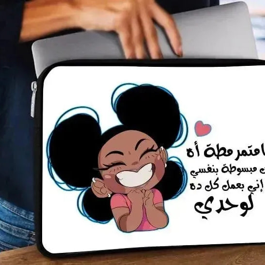 Laptop Sleeve-Canvas-Funny Comics - WE PRINT