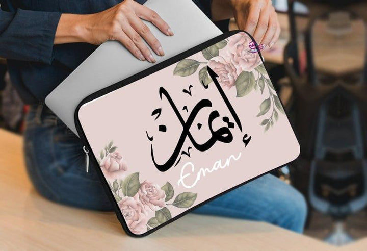 Laptop Sleeve-Canvas- Motivation -Names - weprint.yourgift