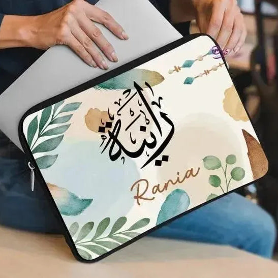 Laptop Sleeve-Canvas- Motivation -Names - WE PRINT