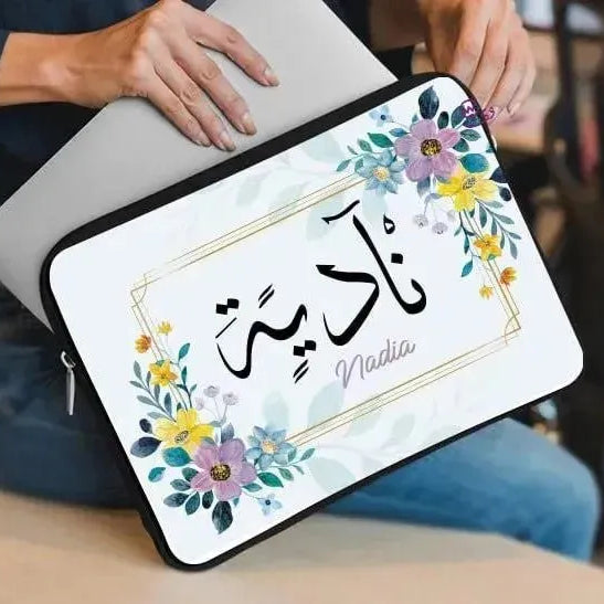 Laptop Sleeve-Canvas- Motivation -Names - WE PRINT