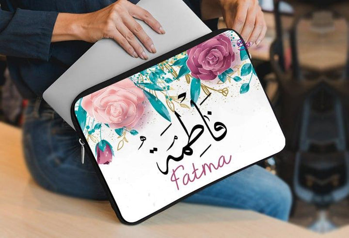 Laptop Sleeve-Canvas- Motivation -Names - weprint.yourgift