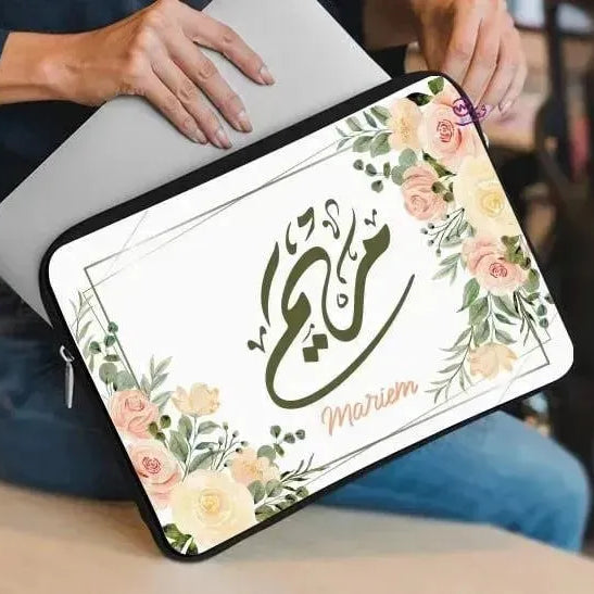 Laptop Sleeve-Canvas- Motivation -Names - WE PRINT