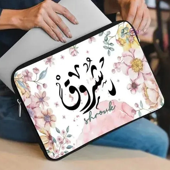 Laptop Sleeve-Canvas- Motivation -Names - WE PRINT