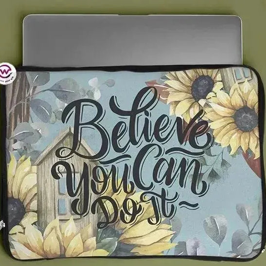 Laptop Sleeve-Canvas-Motivation - Sunflower - WE PRINT
