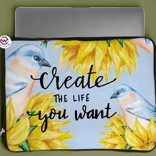 Laptop Sleeve-Canvas-Motivation - Sunflower - WE PRINT