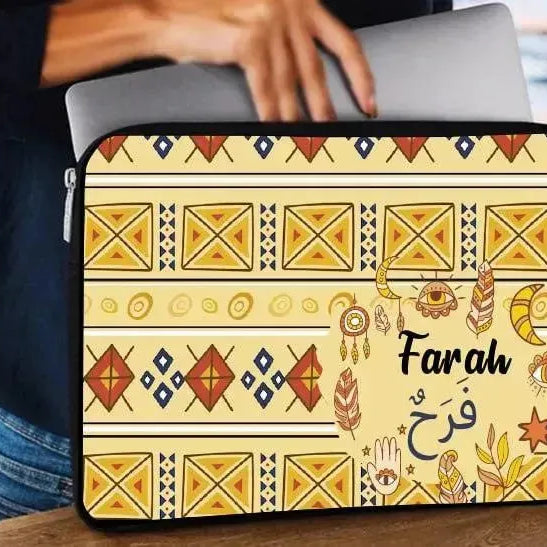 Laptop Sleeve-Canvas- Names Designs - WE PRINT