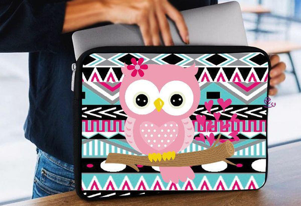 Laptop Sleeve-Canvas- Owl - weprint.yourgift