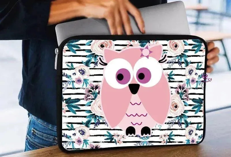 Laptop Sleeve-Canvas- Owl - WE PRINT