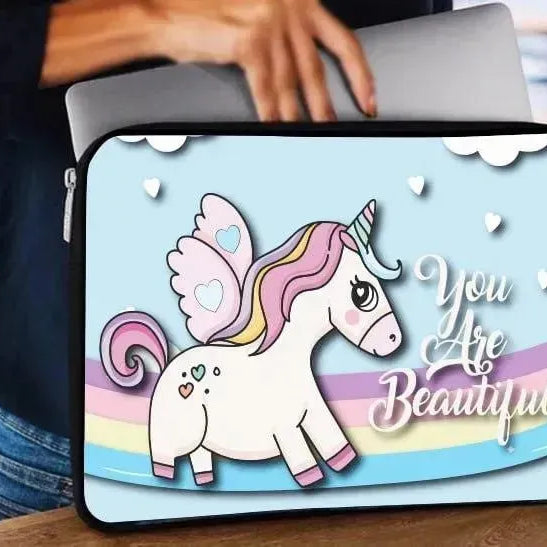 Laptop Sleeve-Canvas- Unicorn - WE PRINT