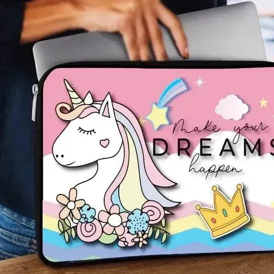 Laptop Sleeve-Canvas- Unicorn - WE PRINT