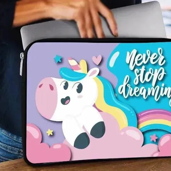 Laptop Sleeve-Canvas- Unicorn - WE PRINT