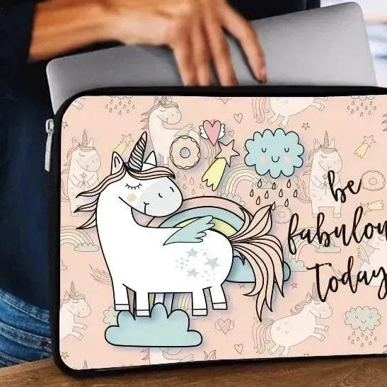 Laptop Sleeve-Canvas- Unicorn - WE PRINT