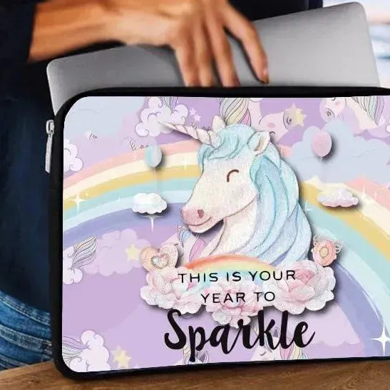 Laptop Sleeve-Canvas- Unicorn - WE PRINT
