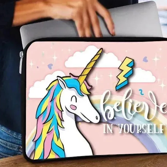 Laptop Sleeve-Canvas- Unicorn - WE PRINT
