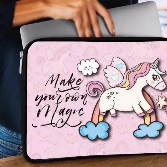 Laptop Sleeve-Canvas- Unicorn - WE PRINT