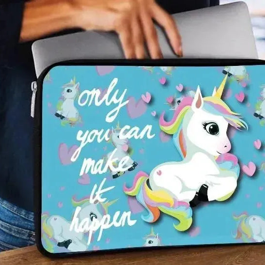 Laptop Sleeve-Canvas- Unicorn - WE PRINT