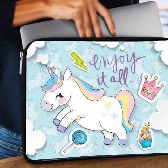 Laptop Sleeve-Canvas- Unicorn - WE PRINT