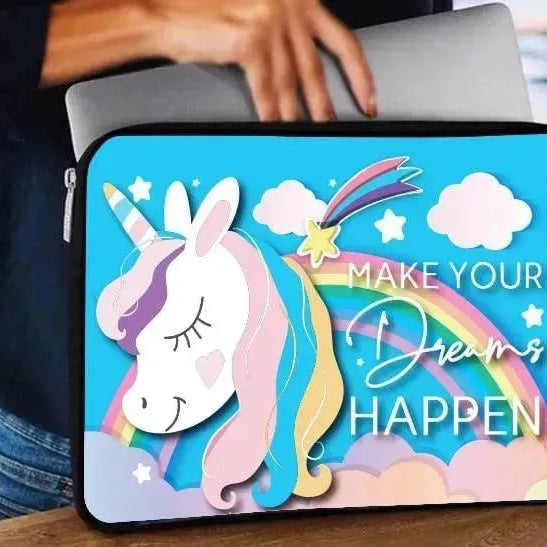 Laptop Sleeve-Canvas- Unicorn - WE PRINT