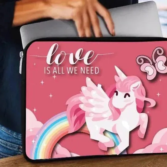 Laptop Sleeve-Canvas- Unicorn - WE PRINT