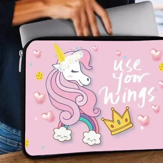 Laptop Sleeve-Canvas- Unicorn - WE PRINT