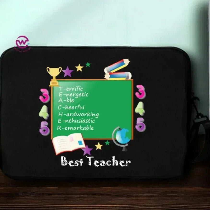 laptop Sleeve-Fabric- Teachers - WE PRINT
