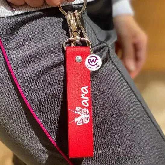 Leather Keychain - Names-B - WE PRINT