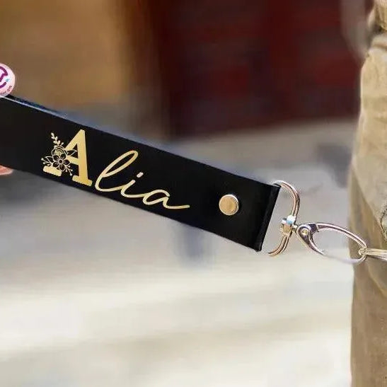 Leather Keychain - Names-C - WE PRINT